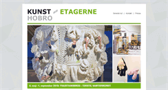 Desktop Screenshot of kunstetagerne.dk
